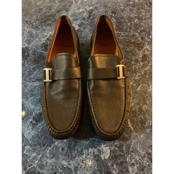 Bally Brown Colbar Leather Loafers Size - Picture 1 of 8